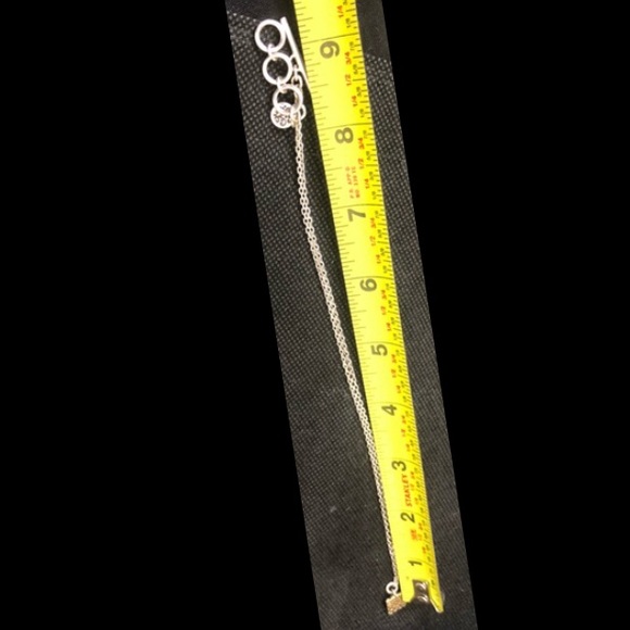 LOIS HILL Two Tone Sterling Silver Necklace Gold Plated Cut Out Scroll Pendant - Picture 8 of 10